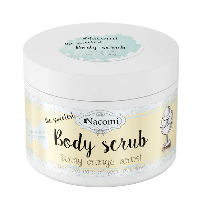 Nacomi Cukrowy peeling do ciała pomarańczowy sorbet 200g