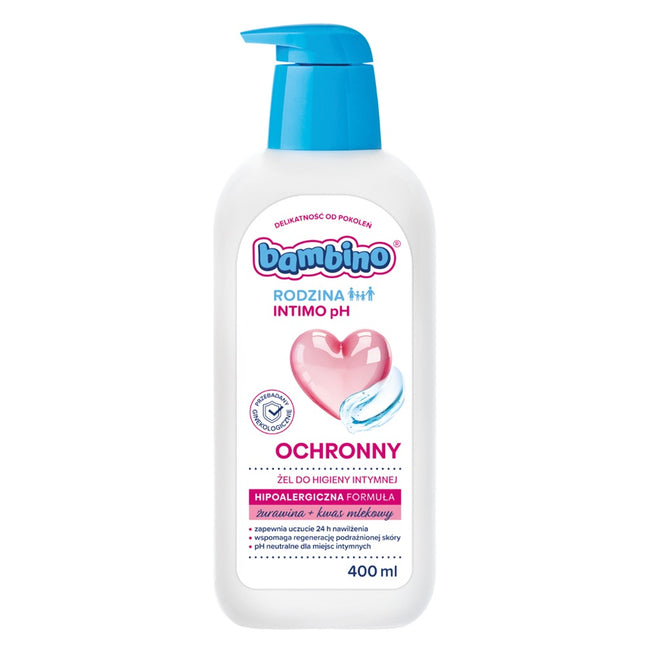 Bambino Rodzina Intimo pH ochronny żel do higieny intymnej 400ml