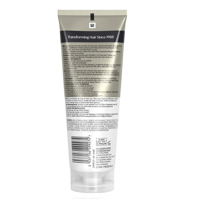 John Frieda ProFiller+ odżywka zagęszczająca włosy 250ml