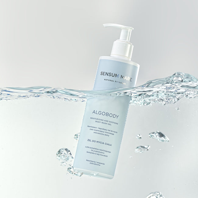 Sensum Mare Algobody nawilżająco-łagodzący żel do mycia ciała wspierający równowagę mikrobiomu skóry 300ml