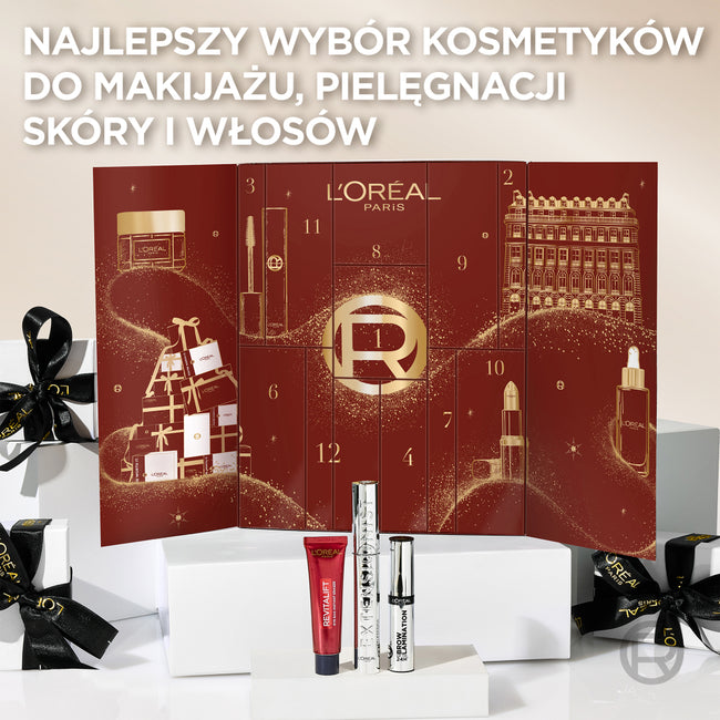 L'Oreal Paris Holidays kalendarz adwentowy 12szt