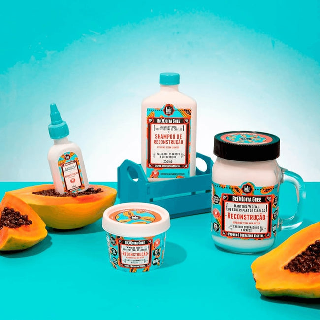 Lola Cosmetics Be(M)dita Ghee regenerująca maska do włosów z papają i keratyną 350g