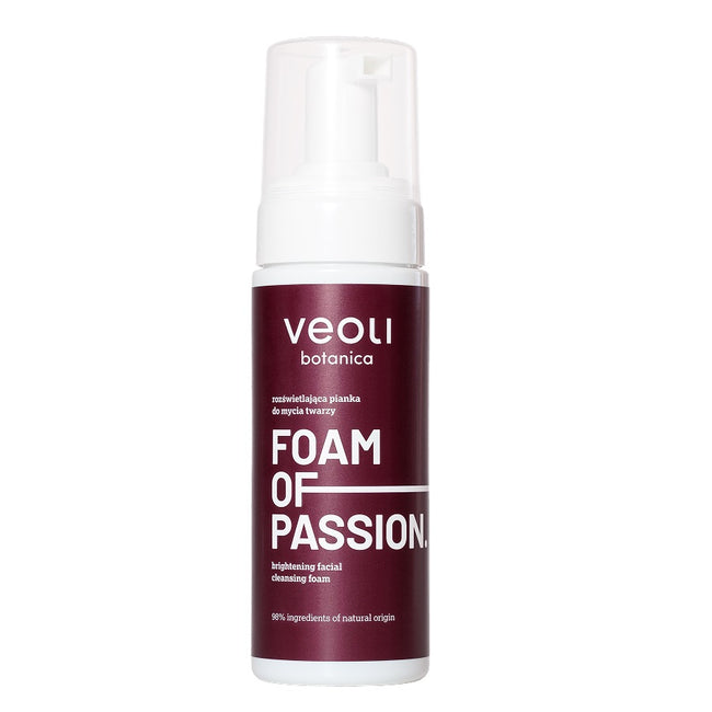 Veoli Botanica Foam Of Passion rozświetlająca pianka do mycia twarzy 150ml