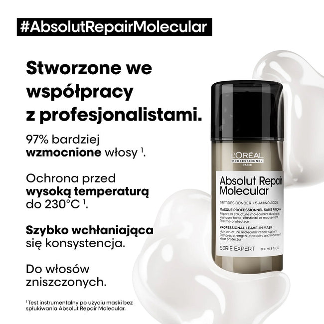 L'Oreal Professionnel Serie Expert Absolut Repair Molecular maska bez spłukiwania 100ml
