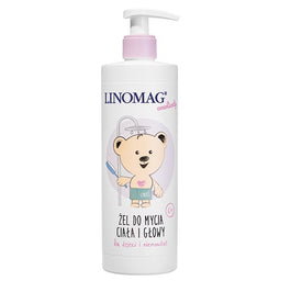 Linomag Żel do mycia ciała i głowy dla dzieci i niemowląt 400ml