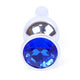 MyLove Butt Plug Collection Jewellery Silver metalowy korek analny Dark Blue