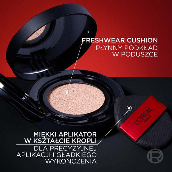 L'Oreal Paris Infaillible Cushion Foundation płynny podkład w poduszce 11g