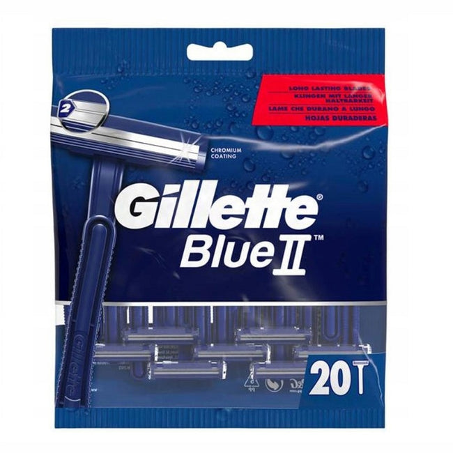 Gillette Blue II jednorazowe maszynki do golenia 20szt