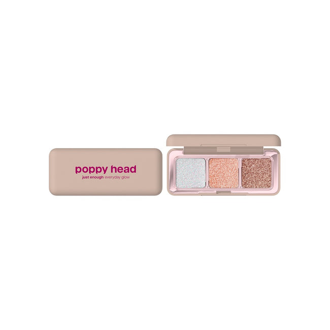 Poppy Head Just Enough Everyday Glow paleta cieni do powiek 4.8g