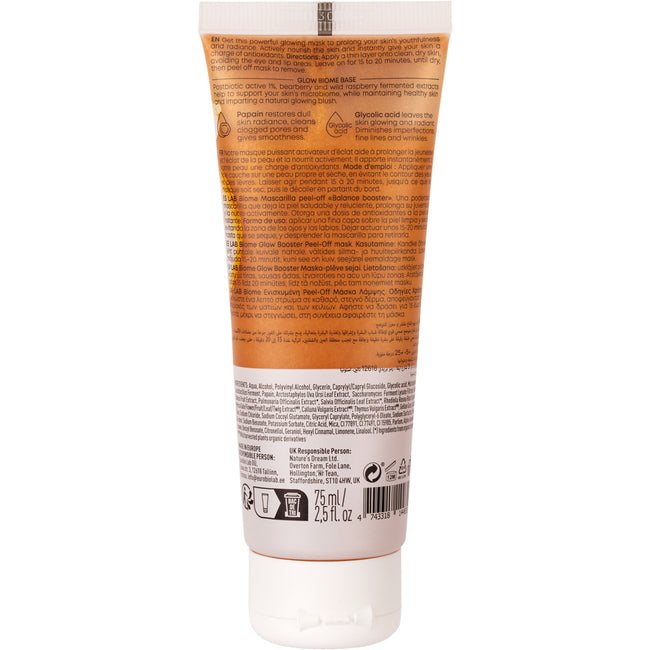 Natura Siberica Lab Biome rozświetlająca maska do twarzy 75ml