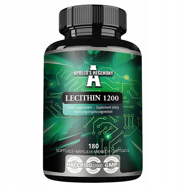 Apollo's Hegemony Lecithin 1200 suplement diety 180 kapsułek