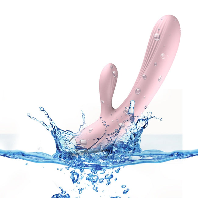 B-Series Fox Silicone Vibrator wodoodporny wibrator królik Pink
