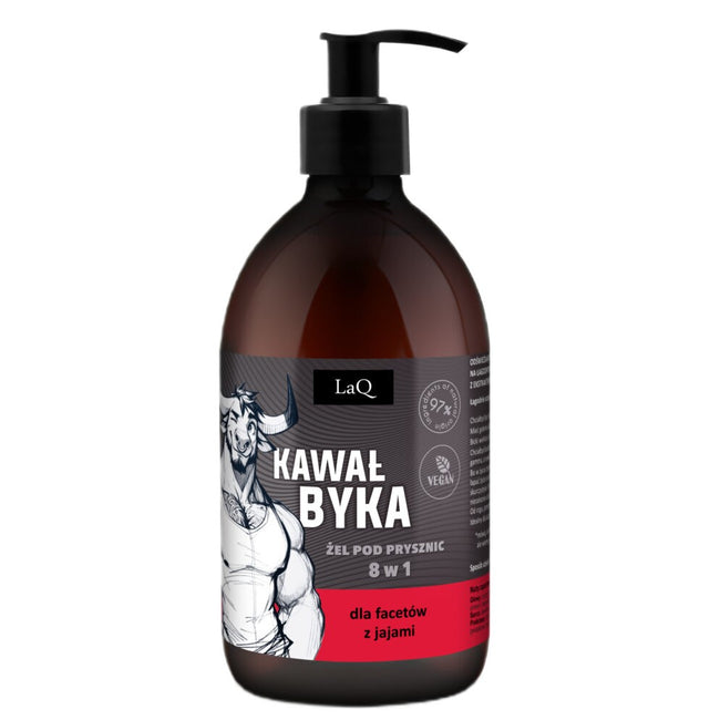 LaQ Żel pod prysznic 8w1 Kawał Byka 500ml