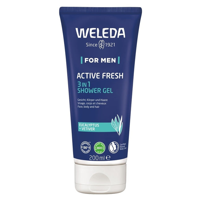 Weleda Active Fresh 3in1 żel pod prysznic dla mężczyzn 200ml