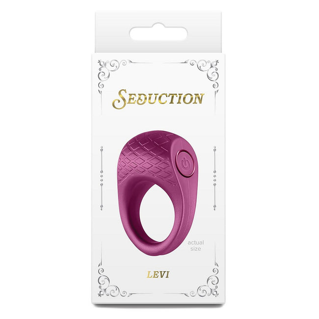NS Novelties Seduction Levi pierścień erekcyjny Metallic Burgundy