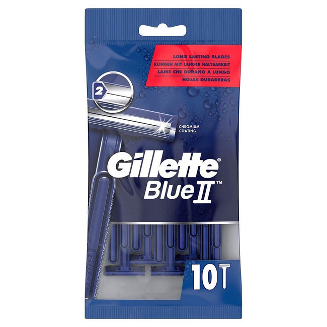 Gillette Blue II jednorazowe maszynki do golenia 10szt