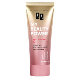 AA My Beauty Power rozświetlający podkład 01 Vanilla 30ml