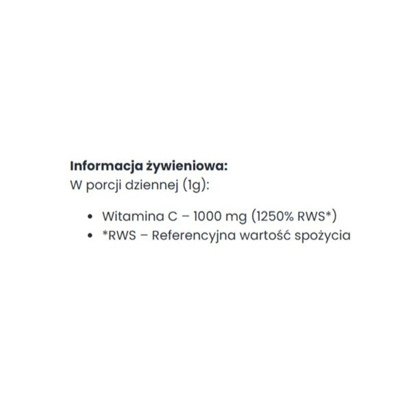 Big Nature Witamina C kwas L-askorbinowy suplement diety 1kg