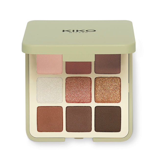 KIKO Milano Green Me Eyeshadow Palette paleta 9 cieni do powiek