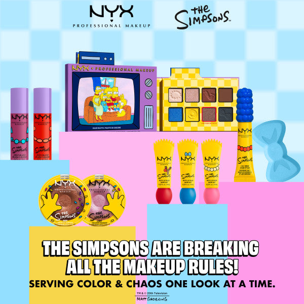 NYX Professional MakeUp Simpson Family Palette paleta cieni z mocnym pigmentem 6.4g