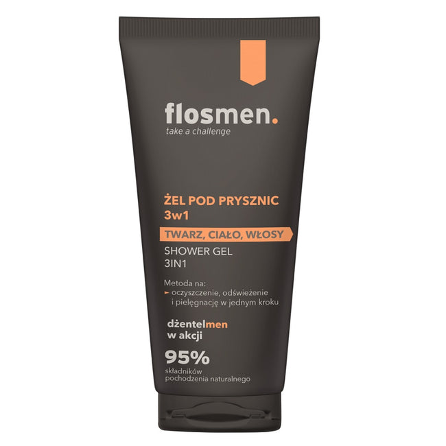 Floslek Flosmen żel pod prysznic 3w1 225ml
