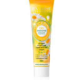 Eveline Cosmetics Glicerini glicerynowy skoncentrowany krem do rąk i paznokci Bio Rumianek 100ml