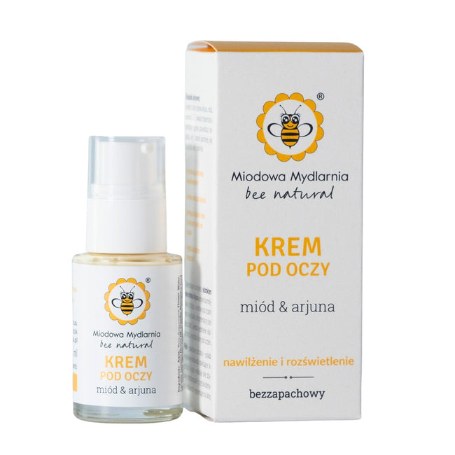 Miodowa Mydlarnia Krem pod oczy Miód i Arjuna 15ml