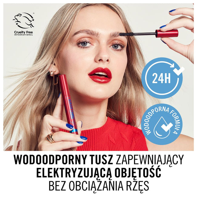 Rimmel Wonder Volume Thrill Seeker wodoodporny i zwiększający objętość tusz do rzęs 003 Waterproof Black 8ml