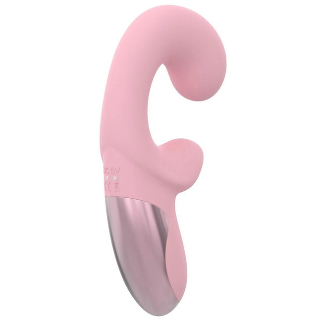 Dream Toys Glam Flexible Duo Vibrator wibrator duo z elastycznym trzonem Różowy