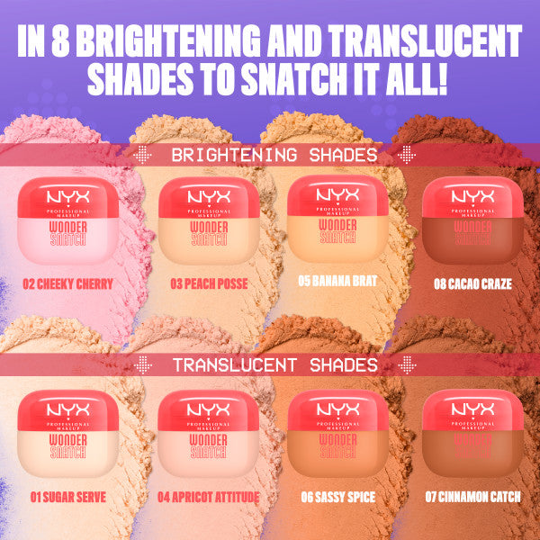 NYX Professional MakeUp Wonder Snatch sypki puder wygładzający 6g