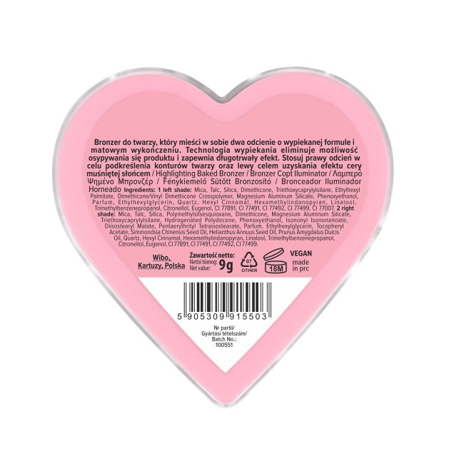 Lovely Warm at Heart wypiekany bronzer do twarzy 9g