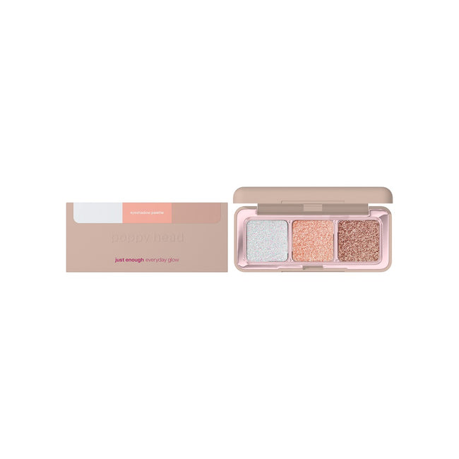 Poppy Head Just Enough Everyday Glow paleta cieni do powiek 4.8g