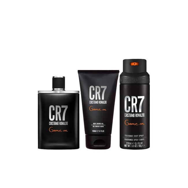 Cristiano Ronaldo CR7 Game On zestaw woda toaletowa spray 100ml + żel pod prysznic 150ml + dezodorant spray 150ml