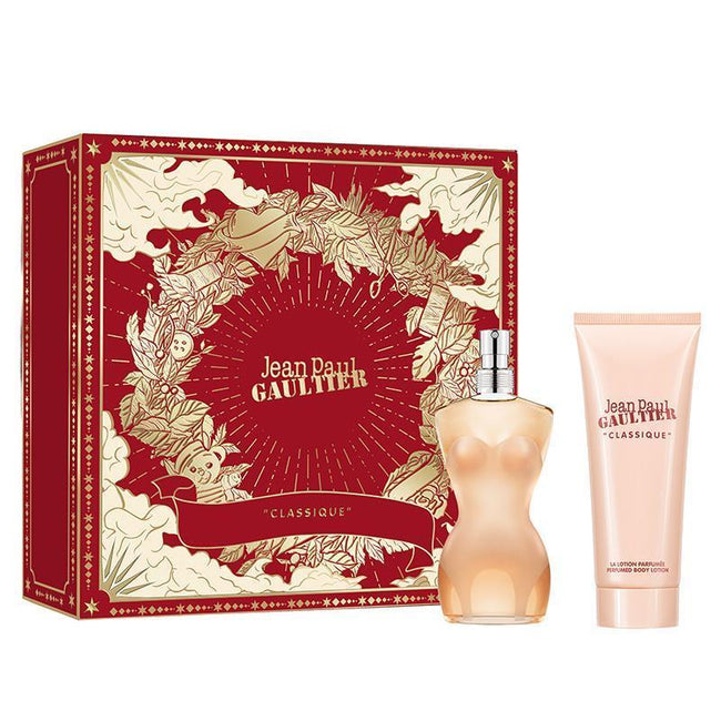 Jean Paul Gaultier Classique zestaw woda toaletowa spray 50ml + balsam do ciała 75ml