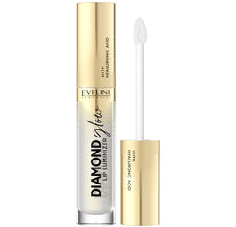 Eveline Cosmetics Diamond Glow Lip Luminizer błyszczyk do ust z kwasem hialuronowym 07 Golden Dust 4.5ml