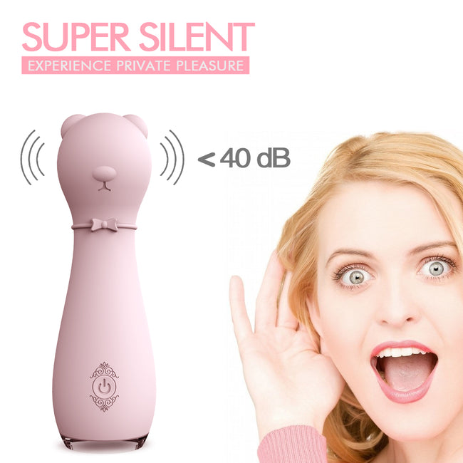 S-HANDE Bonnie wibrator podświetlany w kształcie kota z 9 trybami wibracji Light Pink