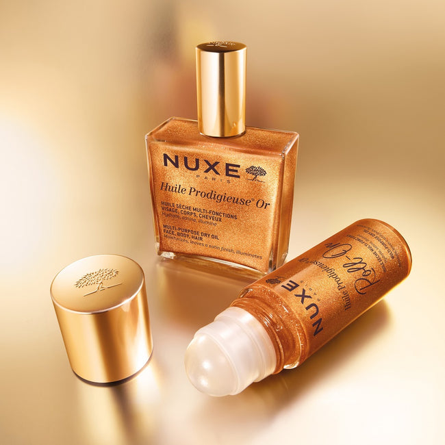 Nuxe Huile Prodigieuse Or Roll-On suchy olejek z drobinkami w roll-onie 60ml