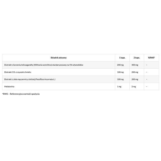 Big Nature Sleep Guard suplement diety 60 kapsułek