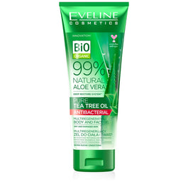 Eveline Cosmetics 99% Aloe Vera Tea Tree multiregenerujący żel do ciała i twarzy 250ml