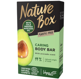 Nature Box Avocado Oil pielęgnująca kostka myjąca do ciała z olejem z awokado 100g