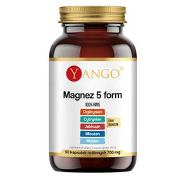 Yango Magnez 5 Form suplement diety 90 kapsułek