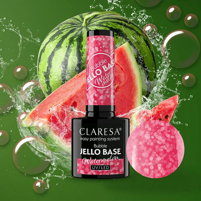 Claresa Bubble Jello Base baza hybrydowa Watermelon 5g