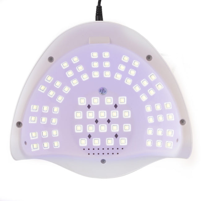 AlleLux Lampa do paznokci UV/LED 258W do lakierów hybrydowych żeli i akrylożeli X19 MAX Biała