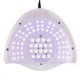 AlleLux Lampa do paznokci UV/LED 258W do lakierów hybrydowych żeli i akrylożeli X19 MAX Biała