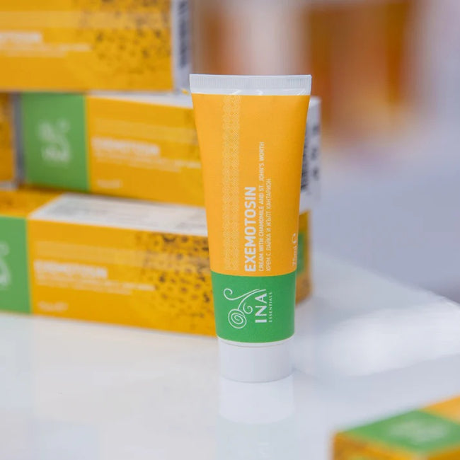 INA ESSENTIALS Exemotosin krem na łuszczycę egzemę i podrażnioną skórę 75ml