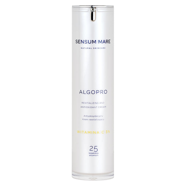 Sensum Mare Algopro antyoksydacyjny rewitalizujący krem do twarzy z 3% witaminą C 50ml