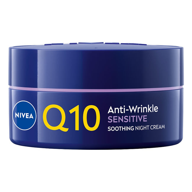 Nivea Q10 Anti Wrinkle Sensitive Revitalising Night Cream krem do twarzy 50ml