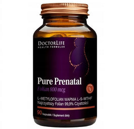 Doctor Life Pure Prenatal Folian 800mcg suplement diety 90 kapsułek
