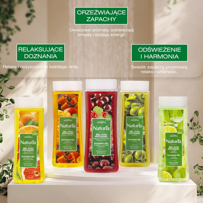 Joanna Naturia żel pod prysznic aloes i limonka 300ml