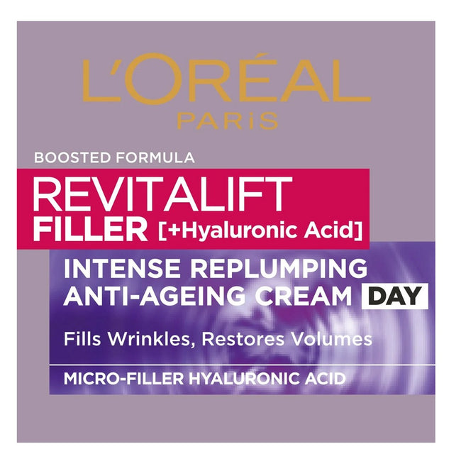 L'Oreal Paris Revitalift Filler [HA] krem do twarzy z kwasem hialuronowym na dzień 50ml